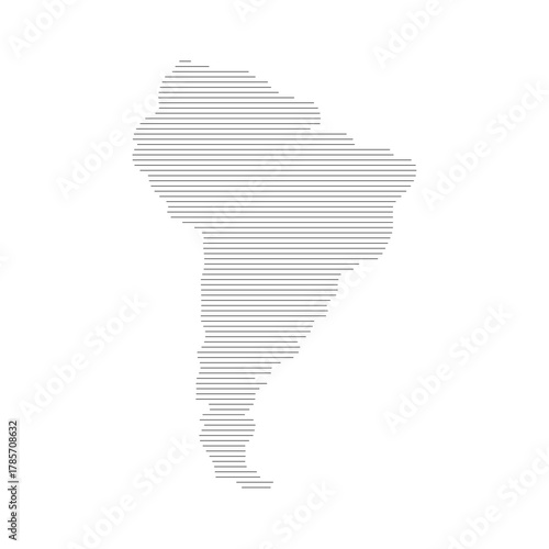 South america map. South america vector