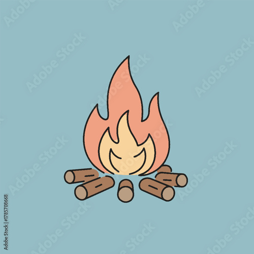 bonefire flame burning