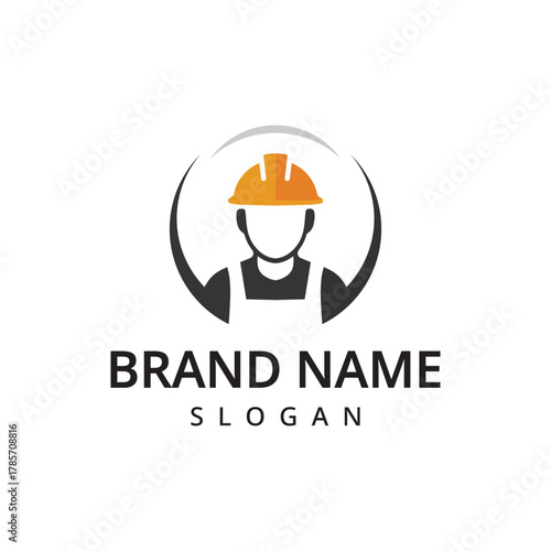 Builder Logo Template, Construction Company Icon
