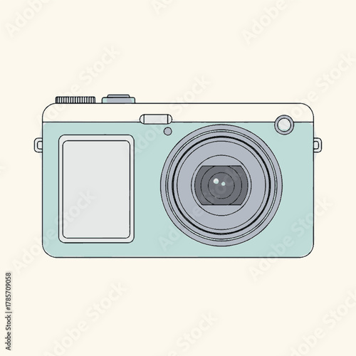 retro pocket camera digital film photograph