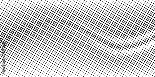 grunge Halftone white and black dots pattern and black gradient grunge texture background. Dotted line comic sport style vector illustration