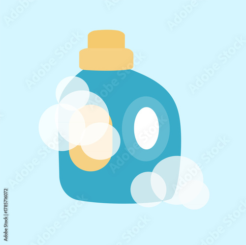 Fabric softener vector illustration isolated on white background