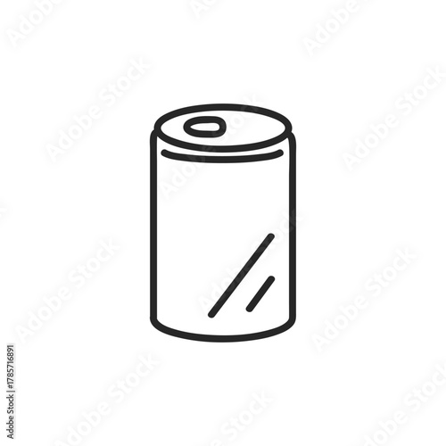 シンプルな缶のアイコン