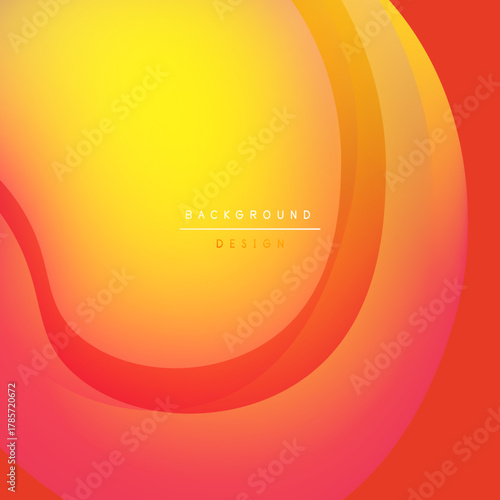 Abstract gradient background. Warm colors blend smoothly, creating dynamic visual effect. Text reads background design.