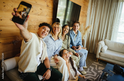 Creative agency team celebrates collaboration