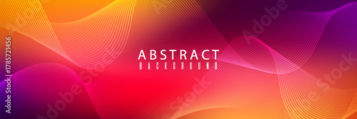 D colorful abstract background overlap layer on dark space with glowing circles effect decoration. Modern graphic design element. suit for media product design