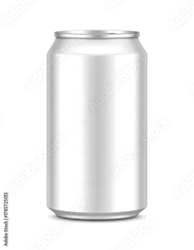 Wallpaper Mural Glossy, metallic, cylindrical container, standing upright, with a slight shadow Torontodigital.ca