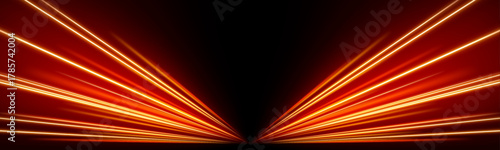 Curved bright speed line swirls with neon glow and sparkling particles on transparent background. Perfect for racing graphics, banners, or motion design. Dynamic luminous composition.