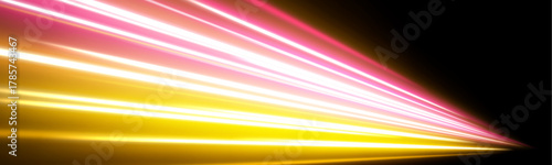 Yellow-orange light waves ripple across a transparent PNG, evoking fast digital flow. Neon polygons create a dynamic futuristic effect. Perfect for AI, cloud, or cyber visuals.