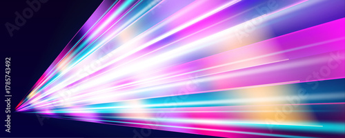 Pink-purple glowing streaks form a dynamic mesh on a transparent PNG background. Polygonal nodes enhance the sense of futuristic networks. Perfect for AI or cloud visuals.