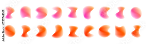 Bright round neon banner with dynamic multicolor gradient isolated on white background. Perfect for labels, icons, or promotional web graphics. Vibrant glowing composition.