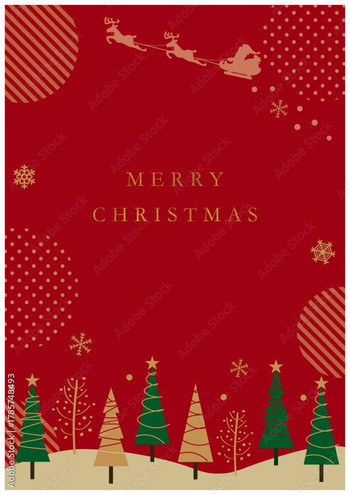 Naklejka premium クリスマス背景