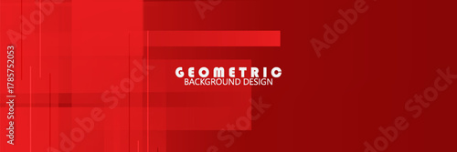 Banner background abstract, colorful, red gradations, slash abstract, memphis. simple design in eps10
