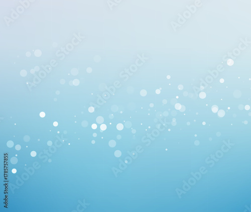 Neutral Blue Presentation Bokeh Vector Background