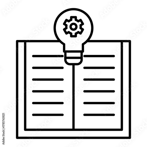 language understanding line icon with editable stroke