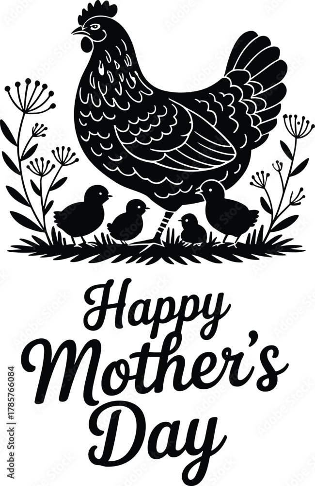Fototapeta premium Chicken & Rooster SVG, Farm Scene svg