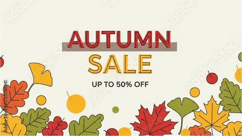 Autumn Sale Announcement Get Up to 50% Off on Seasonal Products and Decor