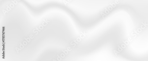 abstract gradient white and grey background. Silver foil background with metal mirror texture. Chrome gradient surface with light gloss simple abstract.