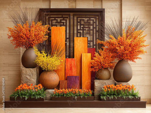 chinese new year floral design