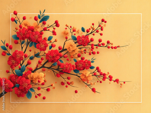 chinese new year frame