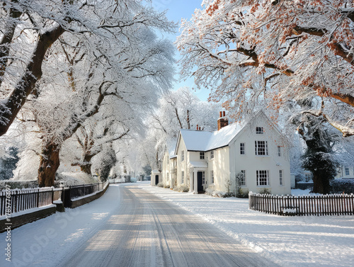 snow street in the uk