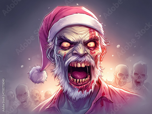 Zombie santa claus