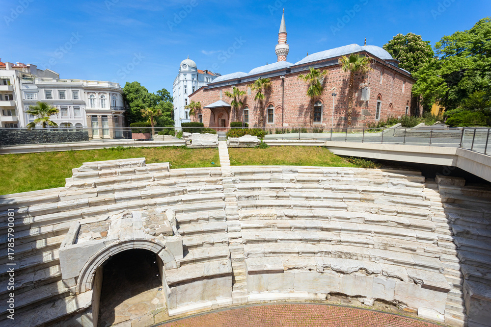 Obraz premium Ancient Stadium of Philippopolis in Plovdiv, Bulgaria