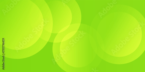 Green Abstract Circle Background. overlapping green circular shapes and gradient tones.vector illustration eps10