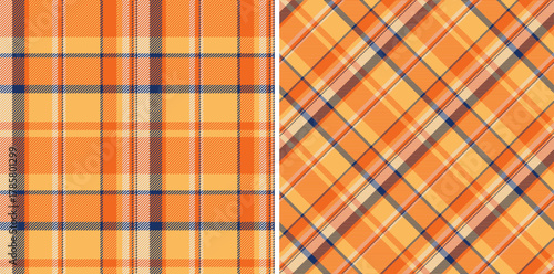 Warm, autumntoned plaid patterns in two orientations. Ideal for backgrounds, textiles, or adding a cozy, rustic feel to any design. Versatile texture element.