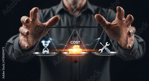 Balancing time money and resources for strategic business decisions and effective cost management