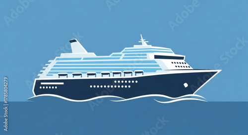 A cruise ship is a large passenger ship used mainly for vacation voyages and the cruise line industry is a major part of the tourism industry