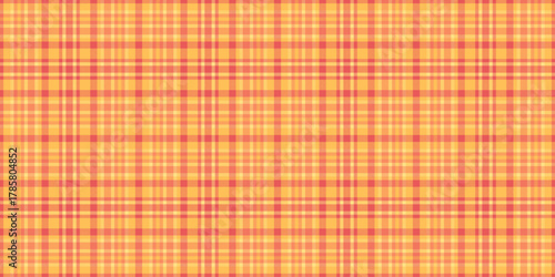 Glamour vector fabric plaid, collection background pattern textile. Straight texture seamless check tartan in amber and red colors.