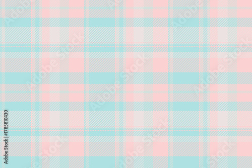 Flooring texture background textile, easter pattern vector check. Poncho fabric seamless plaid tartan in powder blue and light colors.