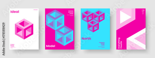 Geometric Business Presentation Template. Creative Book Cover Layout. Isolated Brochure Design. Poster. Flyer. Report. Banner. Background. Pamphlet. Brand Identity. Journal. Leaflet. Advertising