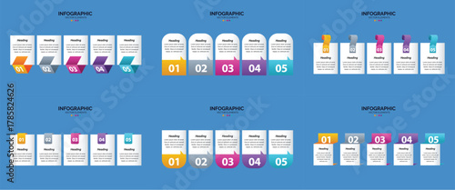 Visual Data Presentation Templates for Marketing and Finance.
Step-by-Step Process & Option Diagrams for Presentations.
Creative Timeline, Charts, and Global Data Infographics.
Set of Infographic.