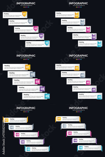 Visual Data Presentation Templates for Marketing and Finance.
Step-by-Step Process & Option Diagrams for Presentations.
Creative Timeline, Charts, and Global Data Infographics.
Set of Infographic.