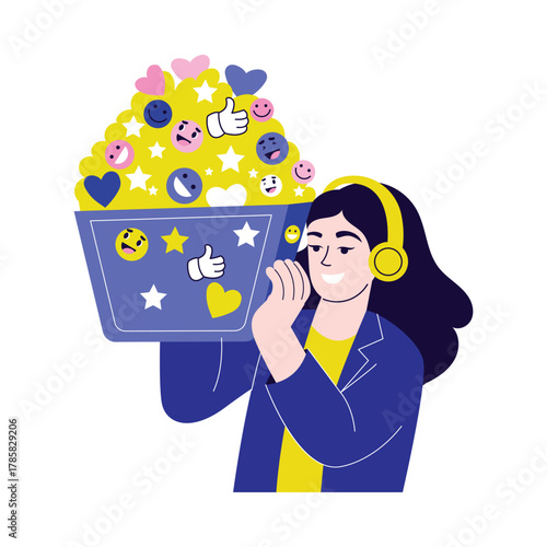 Increasing audience size through engaging activity Illustration
