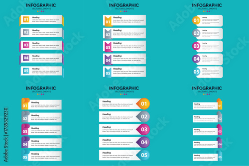 Visual Data Presentation Templates for Marketing and Finance.
Step-by-Step Process & Option Diagrams for Presentations.
Creative Timeline, Charts, and Global Data Infographics.
Set of Infographic.