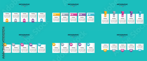 Visual Data Presentation Templates for Marketing and Finance.
Step-by-Step Process & Option Diagrams for Presentations.
Creative Timeline, Charts, and Global Data Infographics.
Set of Infographic.
