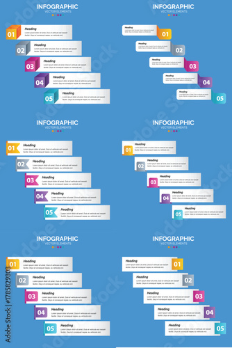 Visual Data Presentation Templates for Marketing and Finance.
Step-by-Step Process & Option Diagrams for Presentations.
Creative Timeline, Charts, and Global Data Infographics.
Set of Infographic.