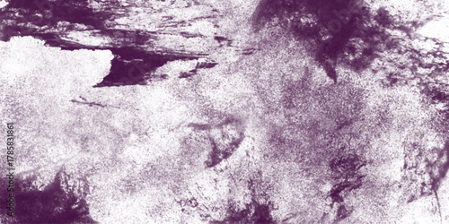 Abstract pattern, pink background. Purple paint stains on white canvas. creative illustration of aquarelle.  Old black purple painted metal wall Cracked paint texture Dark magenta background