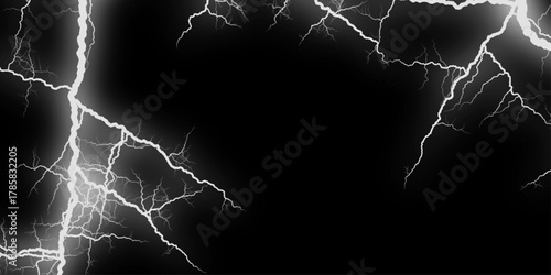 Dark background of empty street, room. Background of paving street tiles and brick wall. Black cracked glass texture background. Crack on the glass. Elegant photo of white scratches on a black bg. 