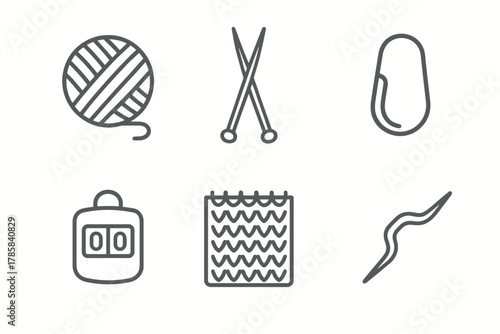 Knitting essentials: yarn, needles, stitching patterns, and accessories