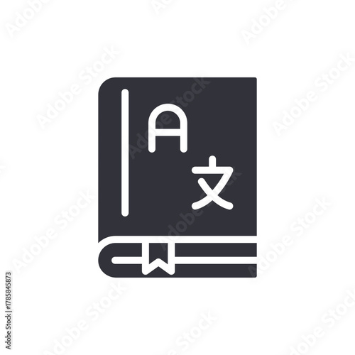 Translation Book Icon For Learning New Languages