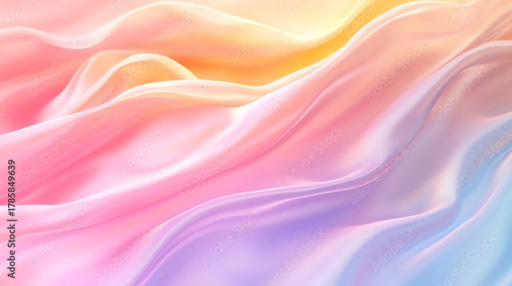 Obraz premium A high-quality minimalist pastel gradient background featuring smooth transitions and a clean aesthetic for versatile design use.