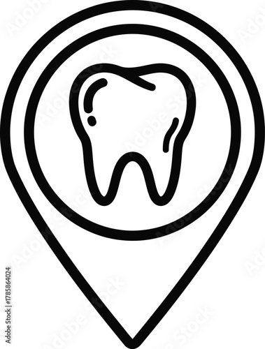 Find a dentist near me dental clinic location oral health care service eps silhouette