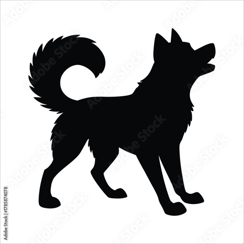 vector illustration of a dog