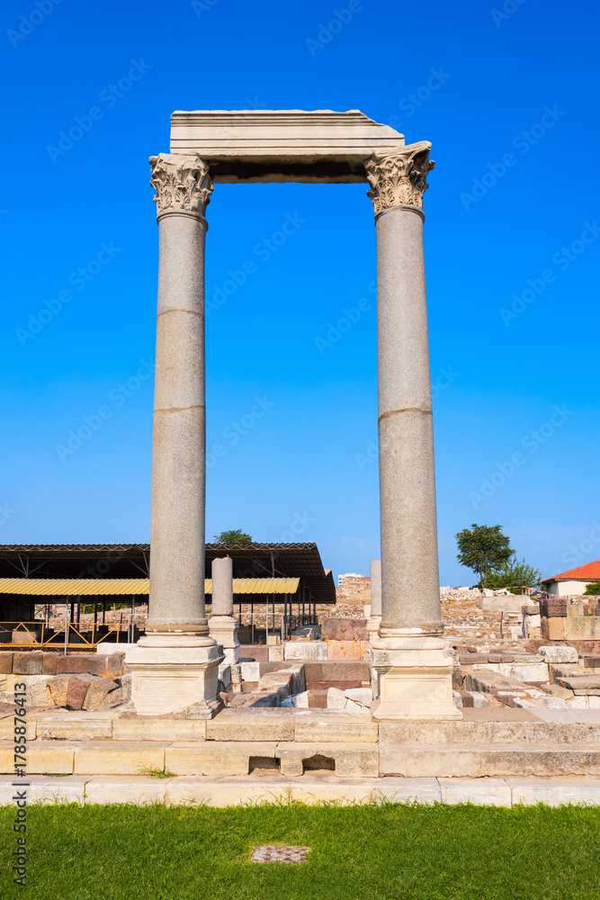 Fototapeta premium The Agora of Smyrna in Izmir city in Turkey