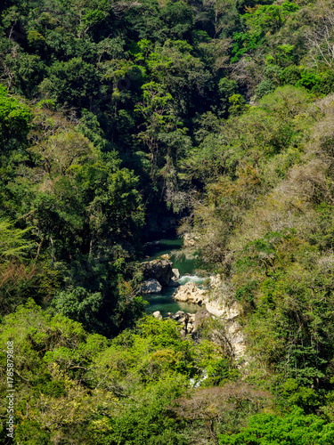 Semuc Champey Natural Monument, elevated view, Lanquin, Alta Verapaz Department, Guatemala
