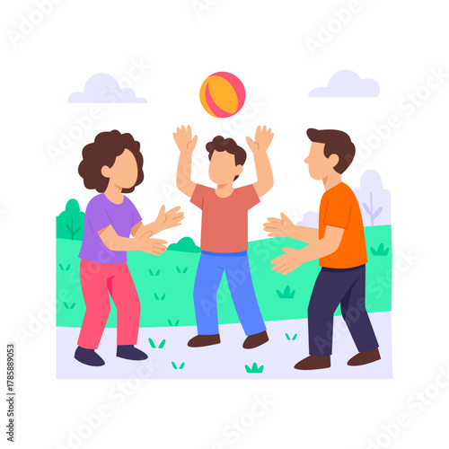 Passing The Ball, teamwork activity for coordination